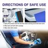 Multipurpose Foam Cleaner With Spong Towel For Car Interior Plastic Rubber Stains Removal Leather Sofa Cleaner Car Maintenance