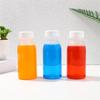 10pcs 250/250/300/350ml Transparent Water Bottle Plastic Juice Bottle PET Milk Beverage Bottle With Lid Camping Hiking Drinkware