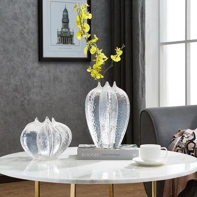 Hars Vaas Transparant Bloemblaadje Vorm Bloemen Schikken Hydrocultuur Bloemenvaas Ambachten Terrarium Huis Decoratie Accessoires