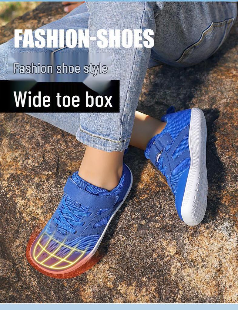 Children's Wide-Toe Barefoot Non-Slip Breathable Outdoor Sports Shoes