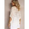 DIMANAF 2025 New Short T-Shirt Women Knitting O-Neck Hollow Summer Style Basic Tops Tees Loose Clothing