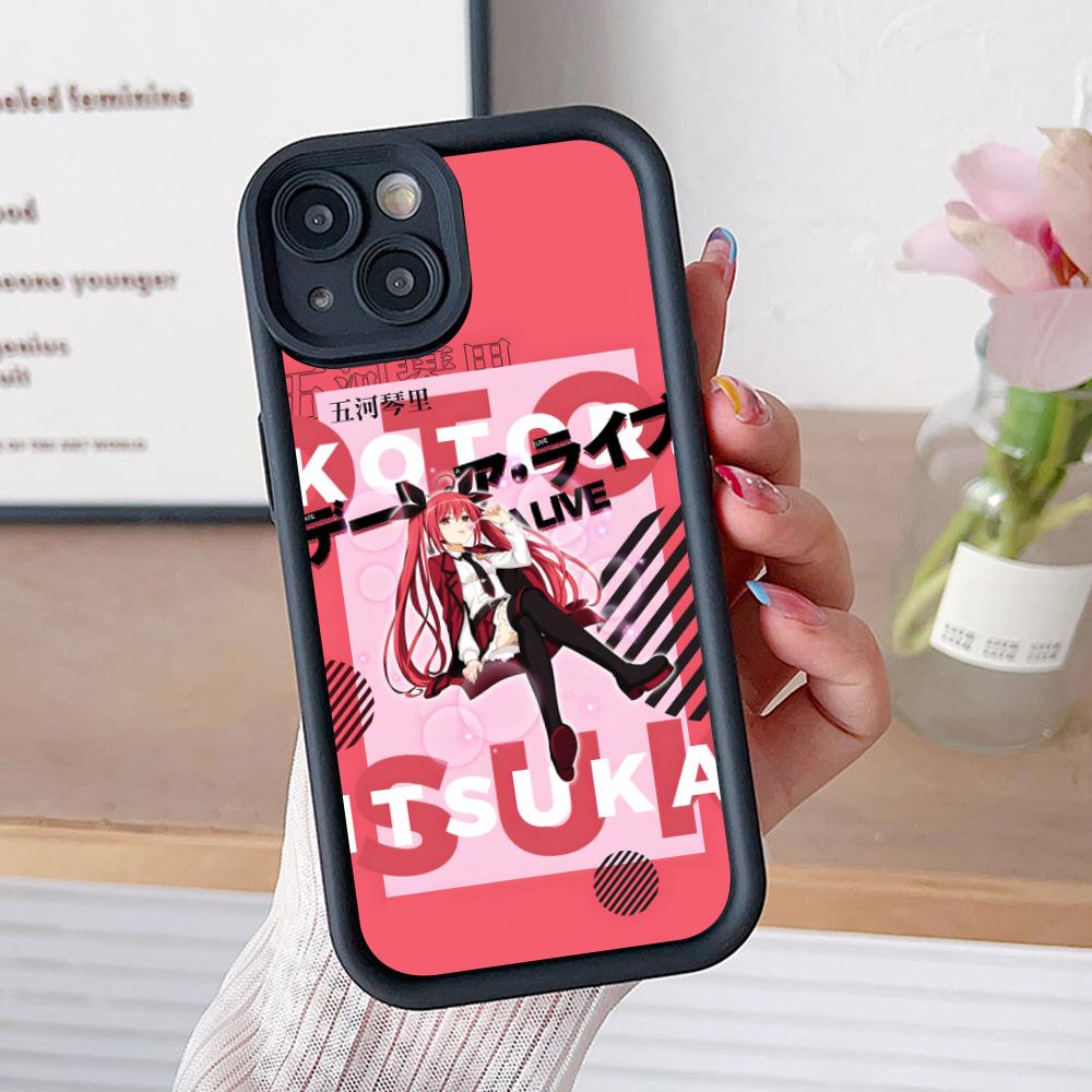 Date a Live Kotori Itsuka Thicken TPU Mobile Phone Case for iPhone 17 16 15 14 13 12 11 Air Pro Max Plus Colorful Cover