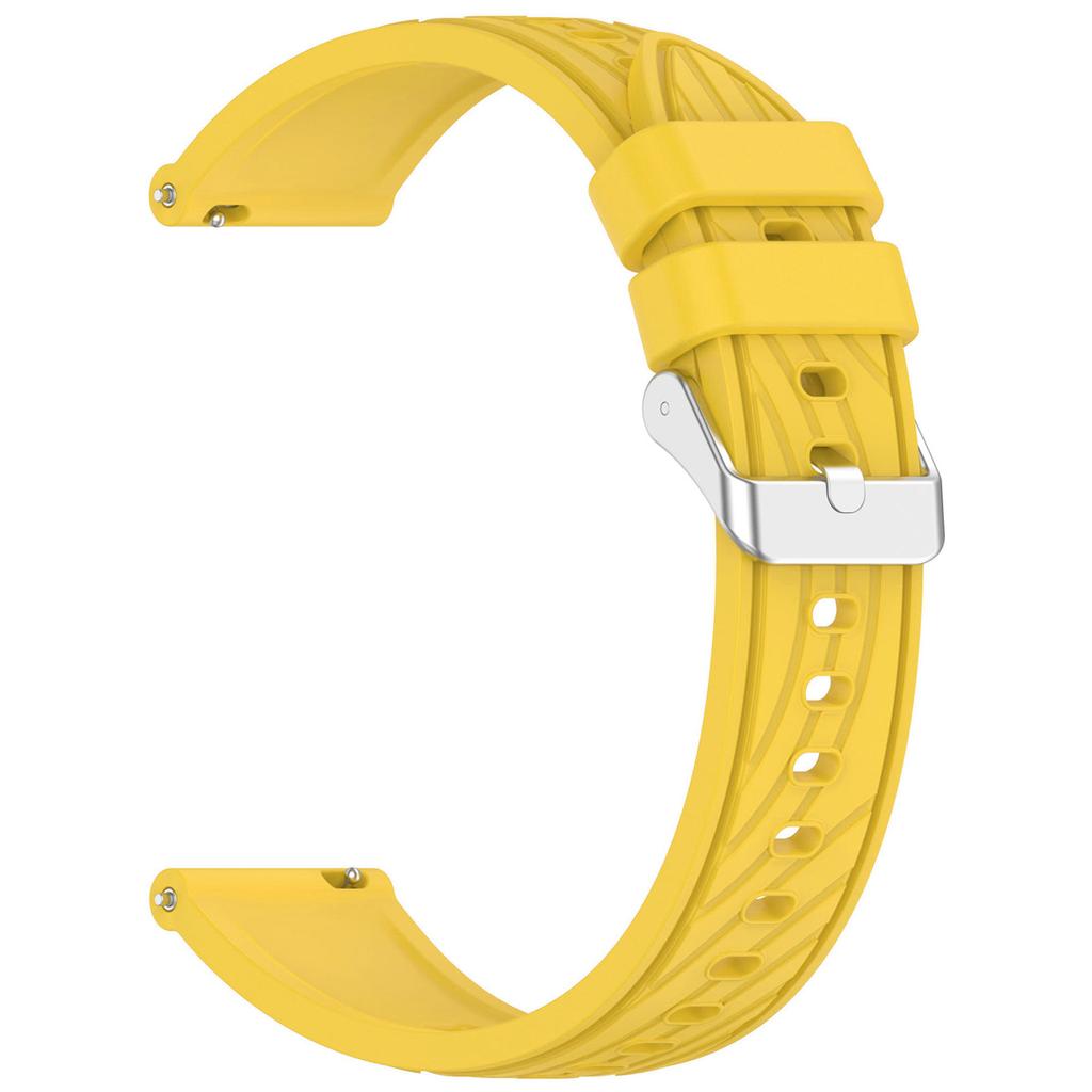 1Pc 18mm Silicone Watch Band Compatible with Garmin Vivoactive 4S/Vivomove 3S/Venu 3S 41mm/Venu 4 41mm/Venu 2S/Forerunner 255S/265S, Soft Sport Strap