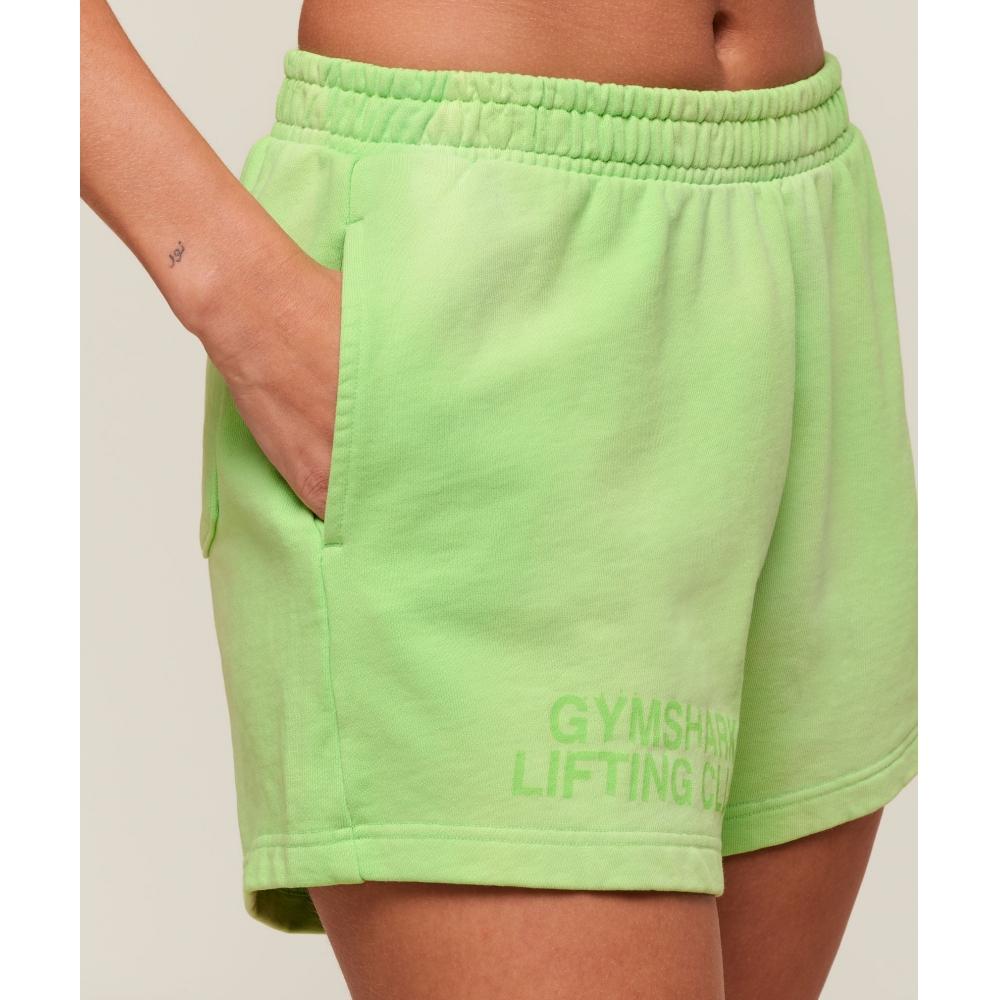 Gymshark Summer Tie Dye Graphic Shorts Energy Gelato Green Wash B3b7v Ec44