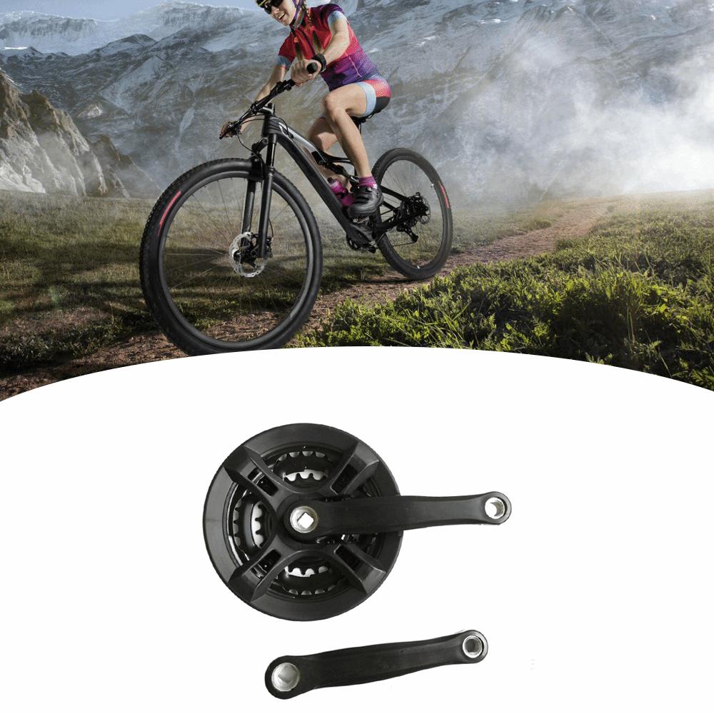 Pedivella Mountain Bike 42T 3 Corone Pedivella Ferro Pedivella Bici Disco Pignone Bici Resistente Biciclette da Strada