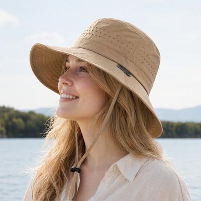 Summer Fisherman Hat, Breathable Mesh Big Brim Quick-Drying Sun Hat, Sweat-resistant Bucket Hat for Hiking Camping Fishing Outdoor Use