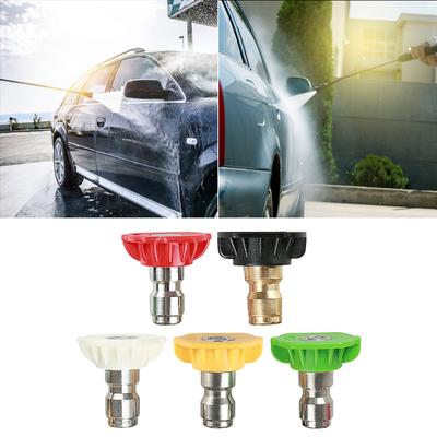 1/4 Inch Quick Connect Pressure Washer Car Lance Spray Nozzle Tip Cleaning Tool High Speed Rotation Increases Clean Zone