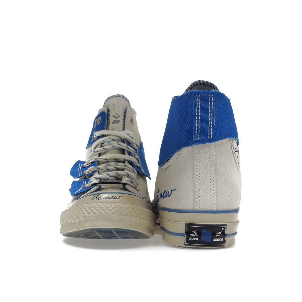 Ader Error X Converse Chuck 70 Create Next: The New Is Not New Unisex Sneakers Cream White Blue A04455C