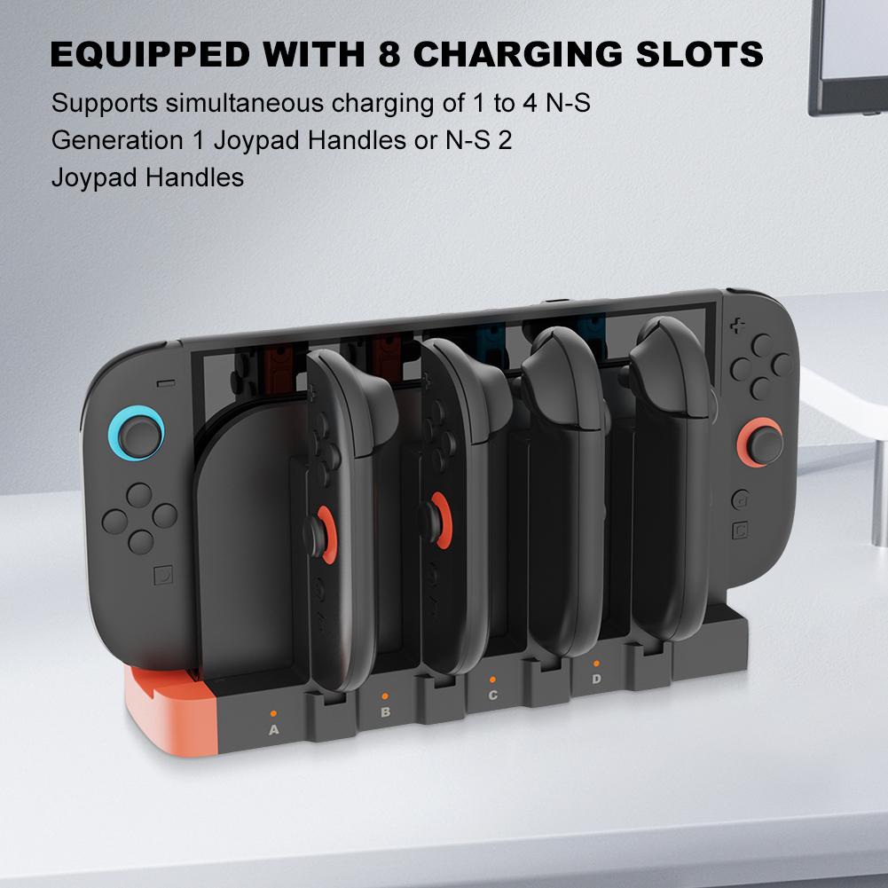 Controller Charger for Nintendo Switch2 Accessories Charger Station for Switch/OLED Joy-Con Accessories
