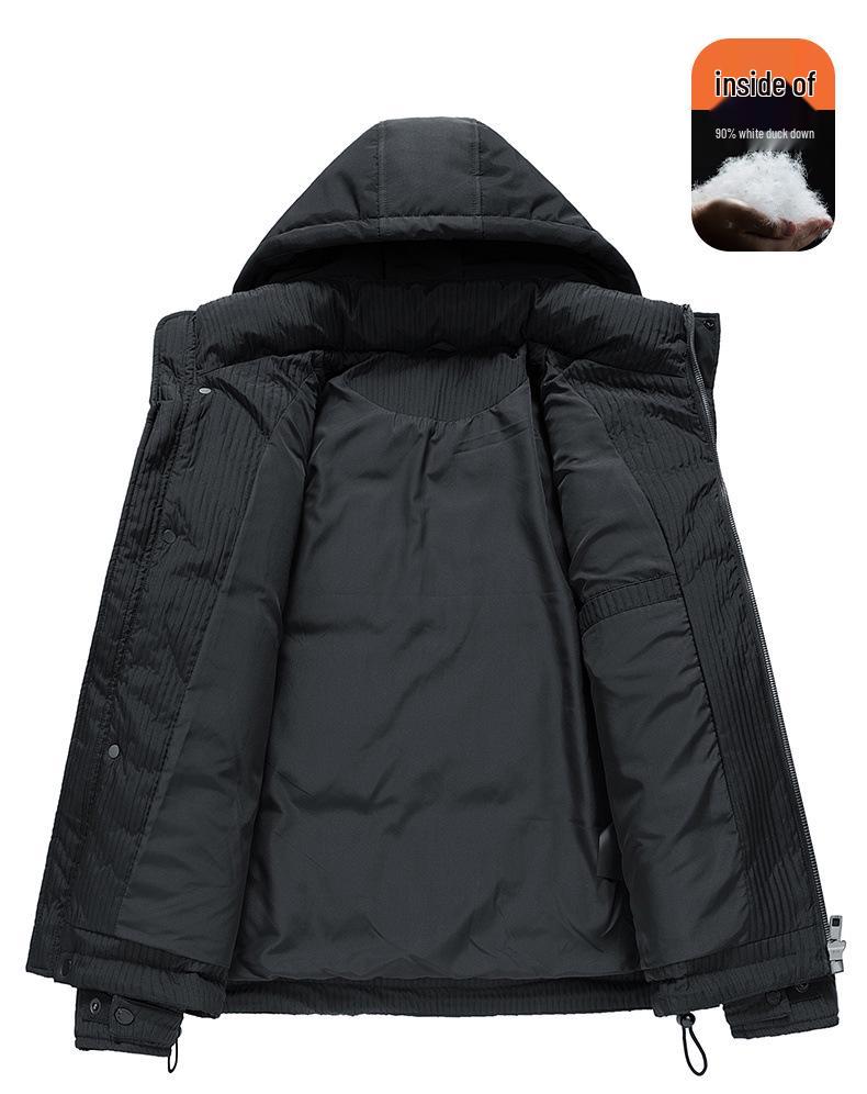 MLB & NY Winter Warmth: Unisex Japanese Style White Duck Down Jacket