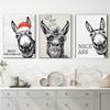 Vintage Donkey Poster and Prints, Nice Ass Quote, Funny Sign Canvas Painting, Wall Art for Toilet Decoration Home Decoration Painting Canvas Painting