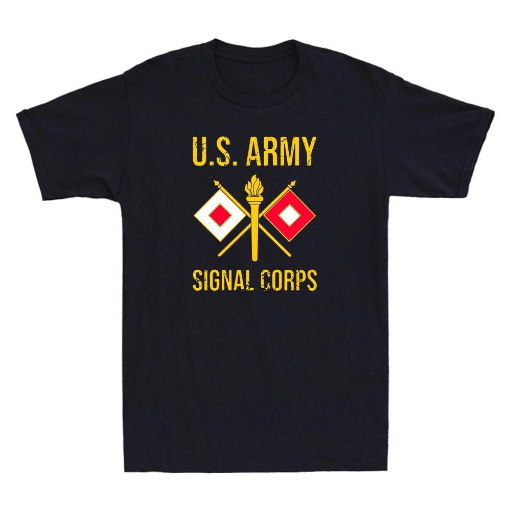 Army Signal Corps Branch USASC US Army Military Graphic Vintage Men s T-Shirt XXXL