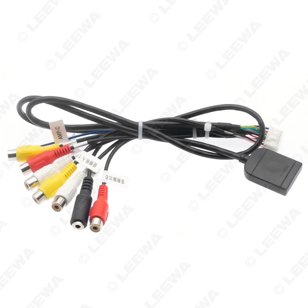 Zx Scheme 4G Card Slot AV Cable: 20-Pin RCA Output for Car Audio/Video