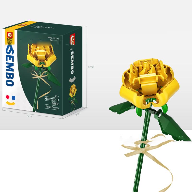 Blocuri de construcție Buchet de flori eterne compatibile cu blocuri de construcție asamblate Lego Jucării Pentru