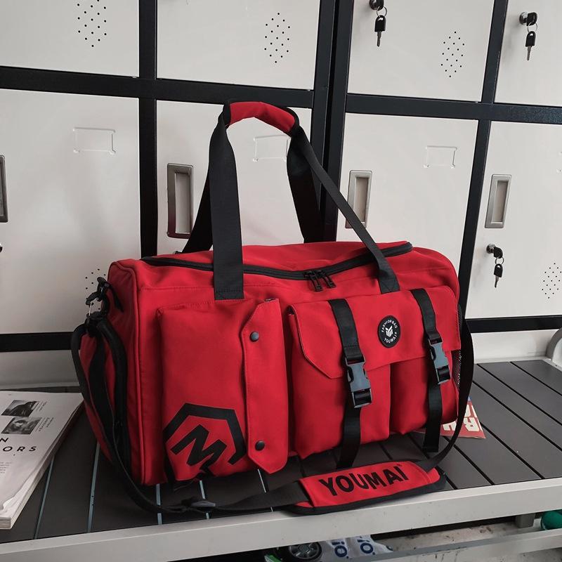 Men's Large Capacity Travel Backpack and Gym Bag with Wet/Dry Separation