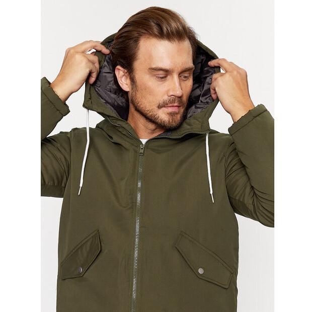 Winter Jacket Jack&Jones 12236010, Green, Standard Fit