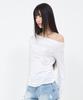 Sekeondeusolteu Butterfly See-Through Long Sleeve (White)