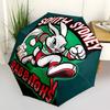 Rabbitohs, South Sydney Automatisches Öffnen und Schließen, 8 Rippen Struktur Tragbarer Regenschirm, Geeignet für Männer und Frauen in allen Jahreszeiten Perfekt