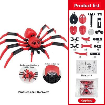 Mehrgelenkiger Beweglicher Roboter 3D-gedruckte Spinnentiere mit Saugnapf Modell Spielzeug Geschenk Weihnachten Dekompressionswerkzeug wie