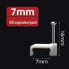 U-Shaped Steel Nail Cable Clips (4-50mm) for Telephone/Network Wires