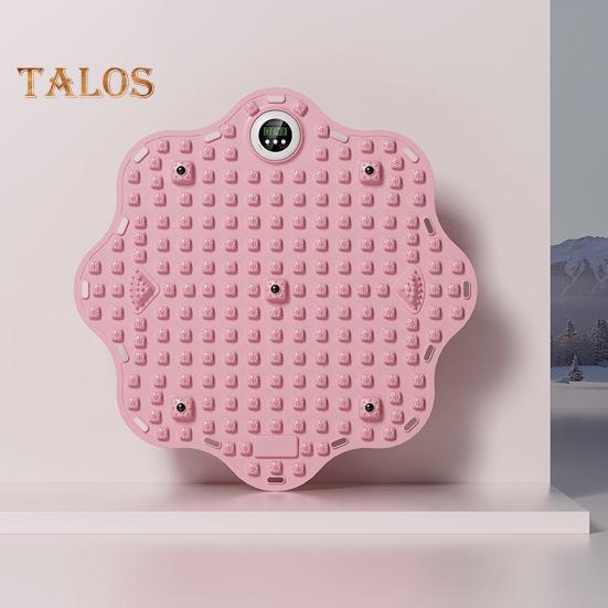 Foot Massager Mat with Timer Feet Pain Relief Muscle Relaxation Foot Reflexology Pad Anti-slip Portable Acupressure Pad Portable Stone Walking