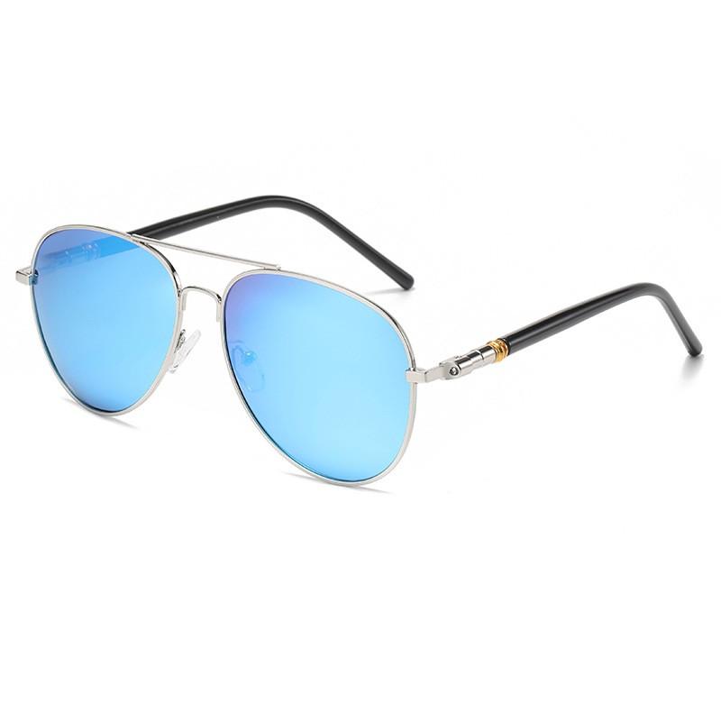 

Мужские и женские поляризованные солнцезащитные очки, цветные светоотражающие очки, солнцезащитные очки для вождения, черные унисекс, пилотные линзы Uv400