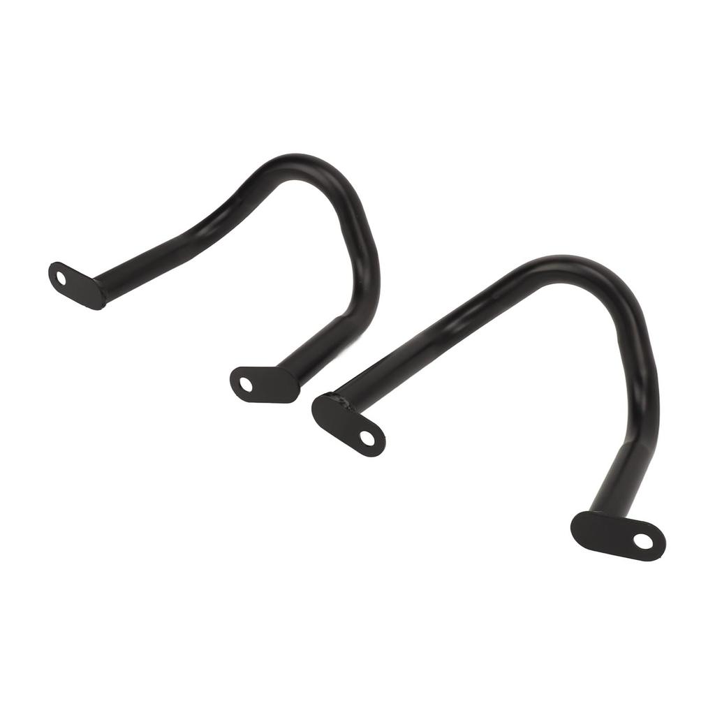 2 STÜCKE Motorsturzbügel Eisen Harteloxiert Carbon Schwarz Oberfläche für Interceptor 650 Continental 650