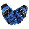 1 Pair Spring/Summer/Autumn Cycling Hard Shell Full Finger Gloves, Motorcycle/Motorbike/Outdoor/Off-Road Protective Gloves