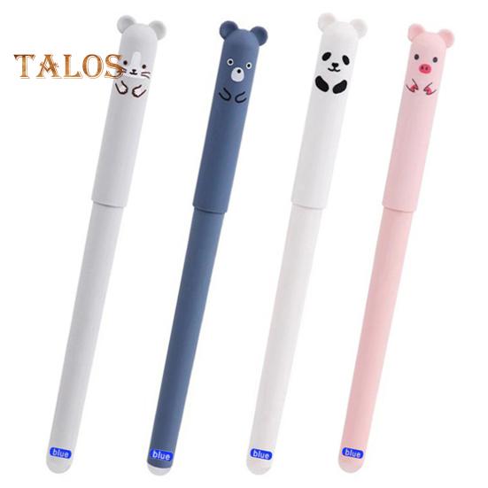 

Набор из 4 стираемых гелевых ручек с черными синими чернилами, 5,9-дюймовые длинные гелевые ручки для письма, рисования, подписи, домашнего офиса, классных принадлежностей 4pcs синий