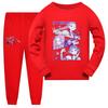Children's Summer Sports T-shirt And Pants Two-piece Sportswear Set Long Sleeve Printed Suit