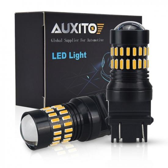 2X AUXITO 3157 Amber Yellow LED Rear Turn Signal Blinker Light for Ford F-150 XC