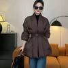 Winter New Down Jacket Premium Winter Waist New Strap-up Autumn and Winter Thin White Duck Down Jacket