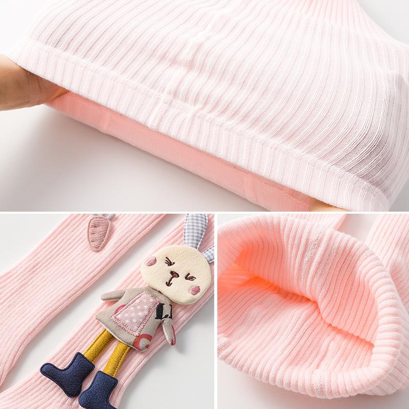 Baby Cartoon Rabbit Doll Pantyhose Spring and Autumn Cotton Outer Wear Baby Girls Big Hips Leggings