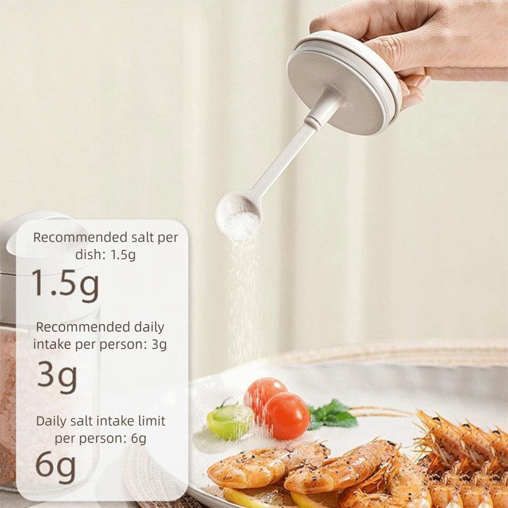 4Pcs Sealed Glass Seasoning Jar Moisture-proof Spice Bottle Salt Storage Container  Restaurant