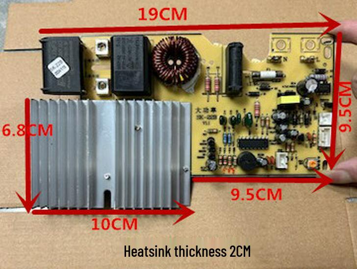 200W High-Power Touch Screen Induction Cooker Circuit Board Repair Parts