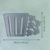 Popcorn Metal Cutting Dies Stencils Die Cut for DIY Scrapbooking Album Paper Card Embossing Crafts