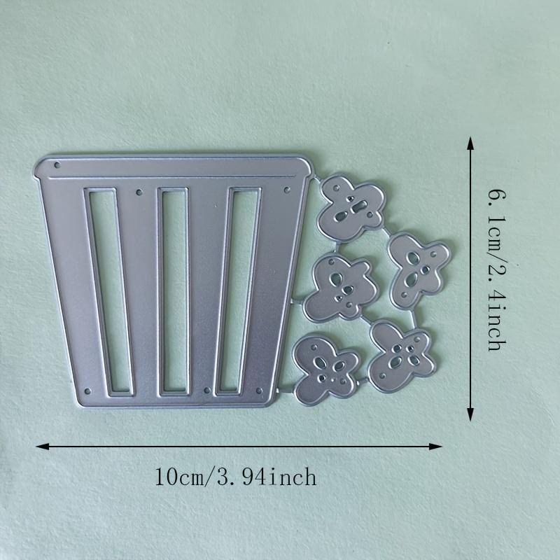 Popcorn Metal Cutting Dies Stencils Die Cut for DIY Scrapbooking Album Paper Card Embossing Crafts