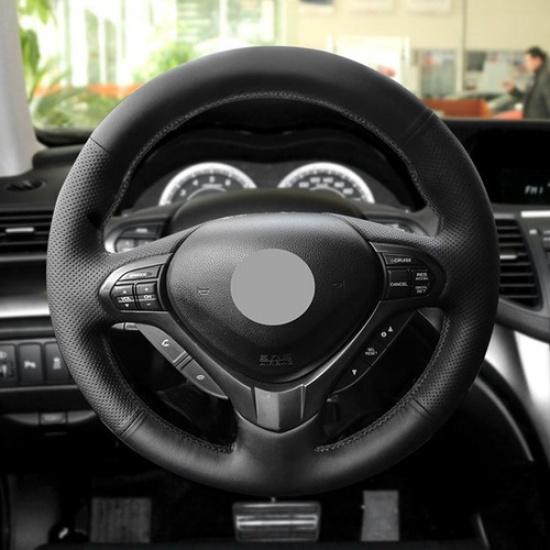 

Кожаная накладка на руль автомобиля, подходит для Honda Accord Euro 2008-2015 Acura TSX