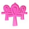 Egypt Crossed Earring Pendant Silicone Mold Resin Crafting Mold Epoxy Mold Silicone Texture for Jewelry Enthusiasts