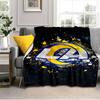 Angeles Rams Team  Blanket Outdoor Flannel Blanket for Camping, Hiking, Garden Parties, Picnic Essentials,gift for family and friends