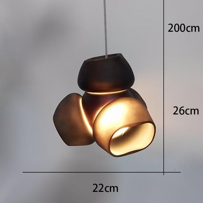 Designer new Nordic postmodern chandelier restaurant bar hotel banquet lobby black and white combined project lights