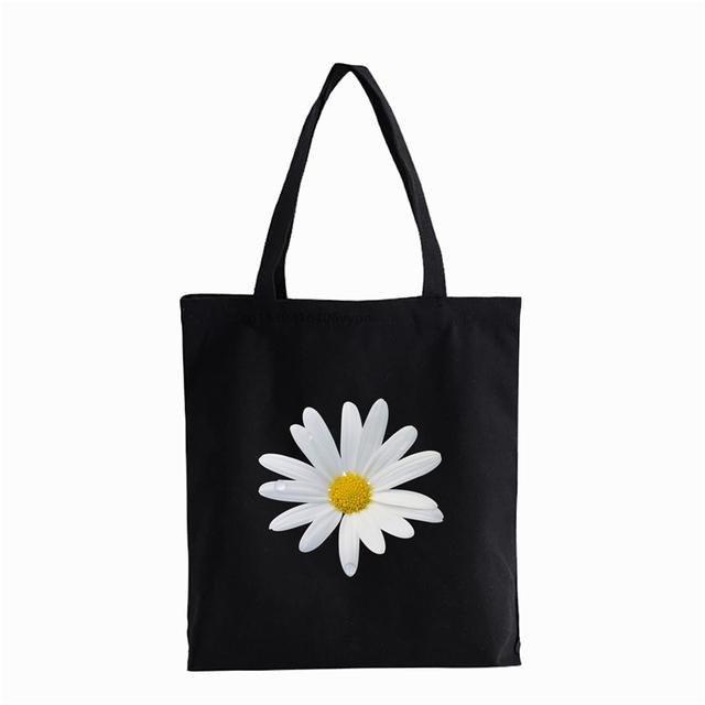 

Полотняні сумки для жінок Shopper Art Painting Designer Handbag Girls Casual print Daisy Cute Bags for women Полотняна сумка 31*36cm