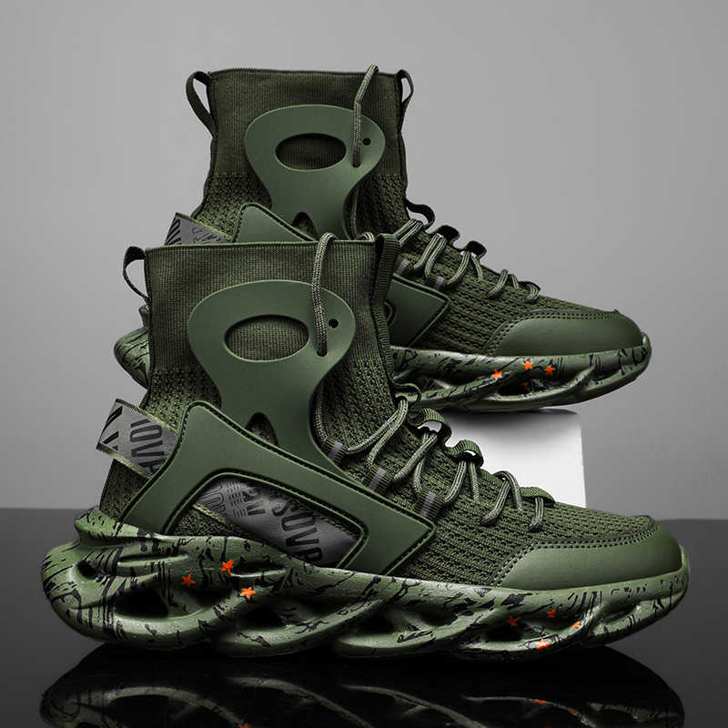 Fashion Parkside With Ties Sneakers Light Blue High Boot Shoes Men's Long Sneakers Sport Promo 2025outdoor Expensive Athletic