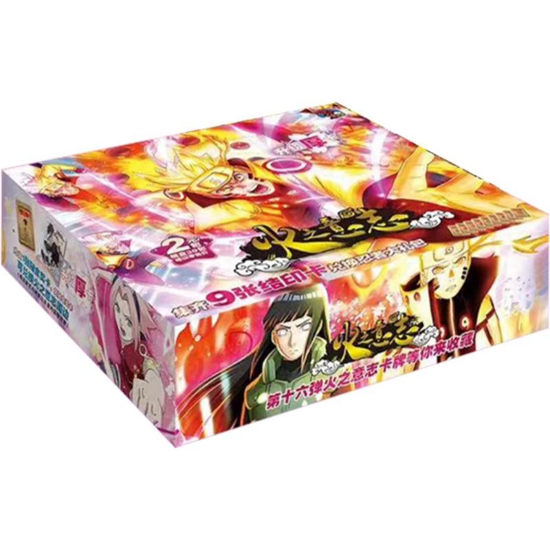 Genuine Naruto Card Will of Fire Series Dazzling UR SP Flash Dlash Card Uchiha Sasuke Anime Character Collectors Card Toys Gifts