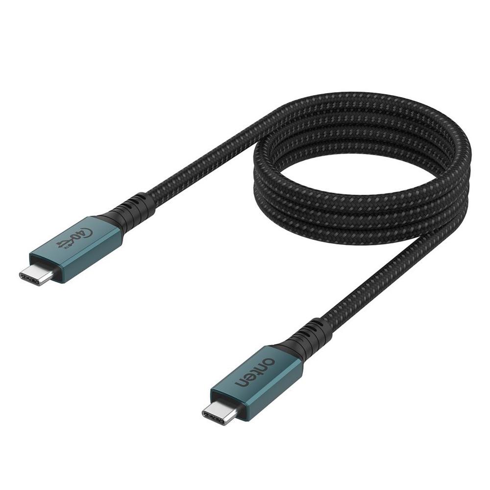 

ONTEN 1.5m OTN-CC203 USB4 Cable 40Gbps PD 100W Charging Full Function Braided Video Data Cable A