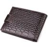 Original Men's Wallet Made of Genuine Textured Leather CANPELLINI Purse 21513 Brown