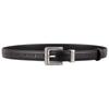 Genuine Leather Belt For Men With Silver Buckle Durable Twoply Cowhide For Casual And Formal Wear