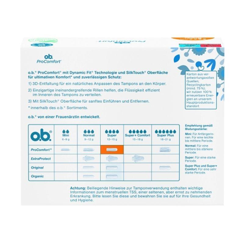 OB Tampon Pro Comfort Super 54 Count
