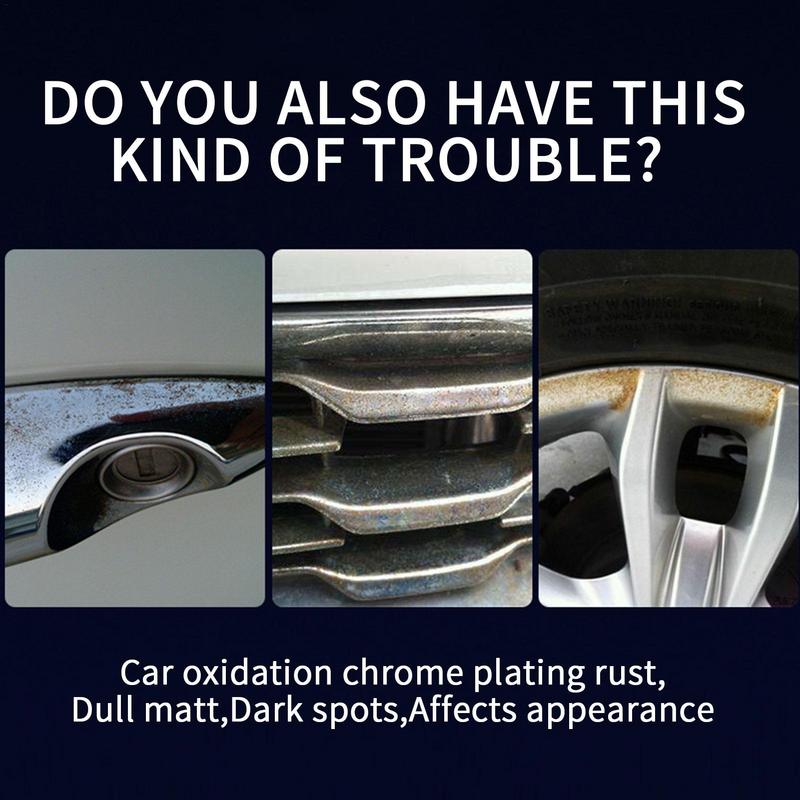 Krom Temizleyici Pas Sökücü Pas Lekesi Sökücü Krom Sprey Temizleyici Pas Alma Spreyi 120ml Suya Dayanıklı Araba Dış Bakımı