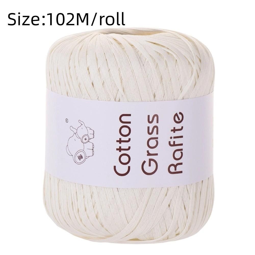 Multicolour Raffia Straw Yarn DIY Packaging Tape New Gift Wrapping Rope Knitting